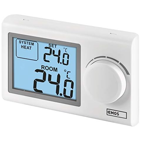 Termostato digital EMOS P5604 para calefacción y refrigeración con rueda de ajuste Cover