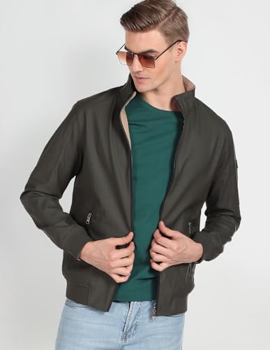Image of Arrow Men's Polyester Regular Jacket