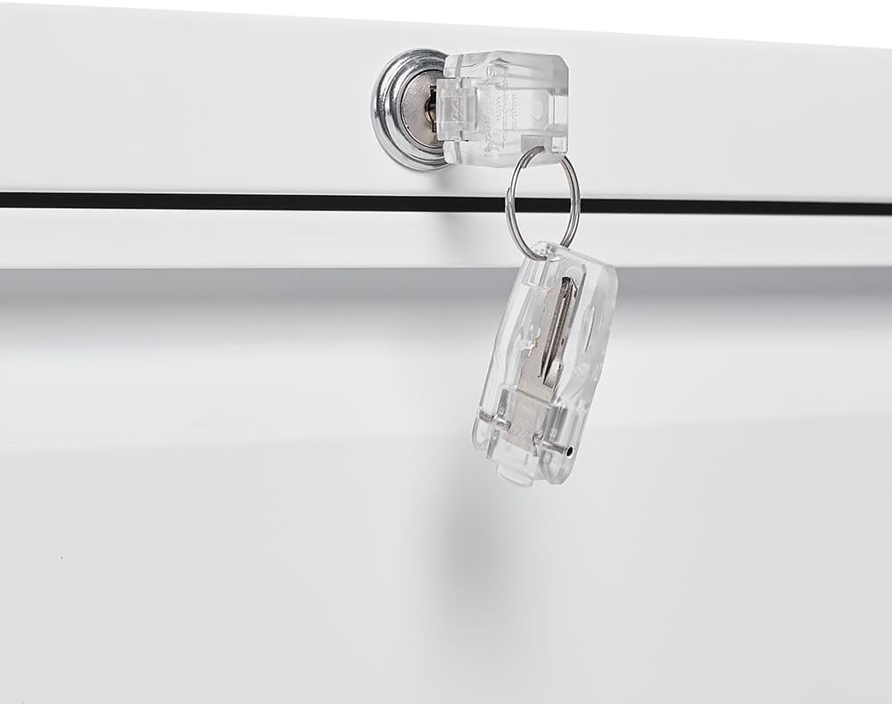 Office lateral File cabinets Filing Cabinet Cabinet with Lock, Locking Metal File Cabinets with 2 Drawers Office Cabinet for Legal/Letter/A4/F4 Home Office Steel Lateral File Drawers (White)