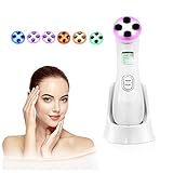 CGBF-5 in1 Dispositivo de Belleza Ultrasónico Facial Aparato Radiofrecuencia el Ccsme Radio Mesoterapia Electroporación 6 LED de Fotones Rejuvenecimiento de la Piel