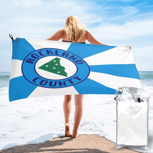 SIYTUAU Rockland County NY Flag Bath Towel 27.5