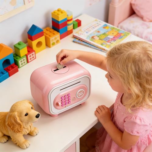 Compotage argent de poche enfant coffre-fort éducatif 3 à 12 ans - 3