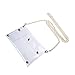 LUOEM PVC Cross Body Bag Clutch Messenger Handbag Tote Shoulder Bag (Transparent)