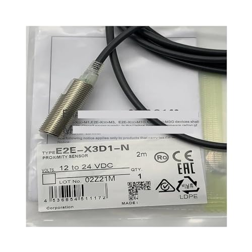 Capteur E2E-CR8C1 de proximité inductif cylindrique pour détection industrielle Omron