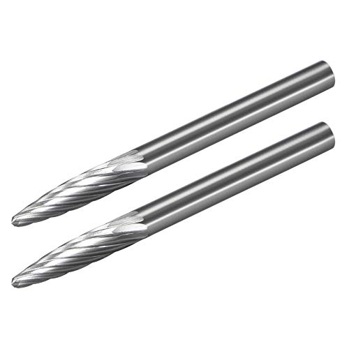 Fresas de carburo de tungsteno para taladro 3 mm, 2 piezas miniatura 1