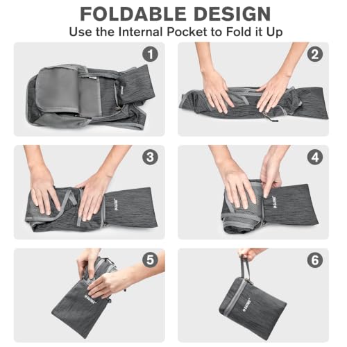 Image of G4Free 10L /15L Hiking Backpack Lightweight Packable Hiking Daypack Small Travel Outdoor Foldable Shoulder Bag