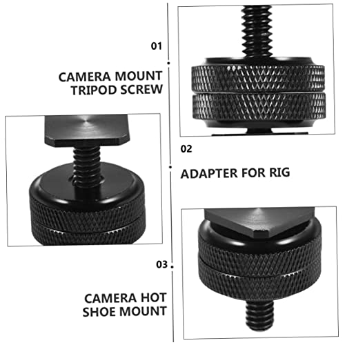 GAFOKI Adaptador De Parafuso De Camada Dupla De Câmera 3Pcs Para Suporte De Luz Adaptador De Montage