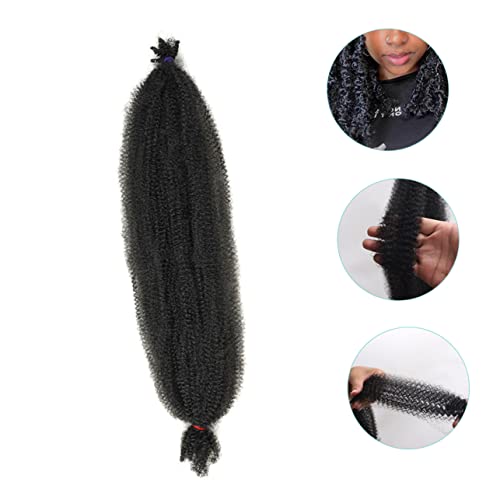 Extensions de cheveux tressés bouclés synthétiques afro volume et pose rapide - 7