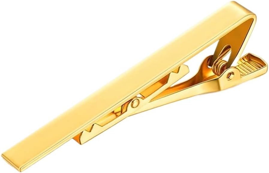 Men Tie Clip Copper Necktie Pin Bar Clasp Formal Business Clips Daily Wedding Ceremony Pins