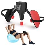 Pelvic Floor Exercise Devices, Kegel Exercise Equipment, Adjustable Resistance Muscle Trainer with Band, Postpartum Essentials for Home Workouts (Black)