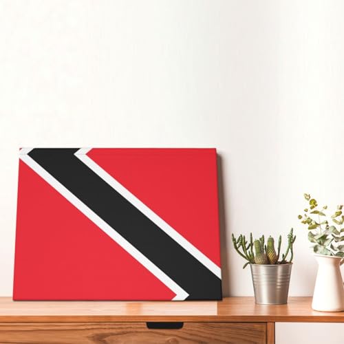 Drapeau Trinité-et-Tobago déco murale 30x40 toile imprimée PHAYAH