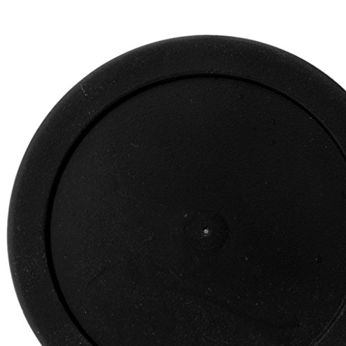 Fenteer 5 Pieces 62mm Plastic Air Hockey Table Pucks for Game Tables, Equipment, Accessories - Black - Thumbnail 4