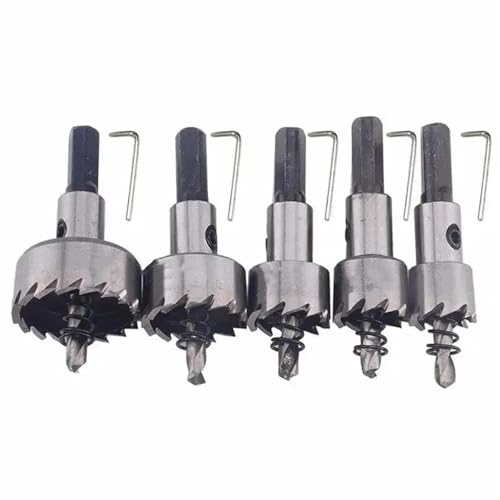 Set de brocas Hole Saw para metal y madera HSS miniatura 1