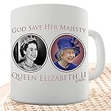 Tasse souvenir de la Reine Elizabeth II, souvenir cratif 1952-2022, souvenir de sa majest tasse de mmoire Remembrance Her Majesty Rememorque Ma'am