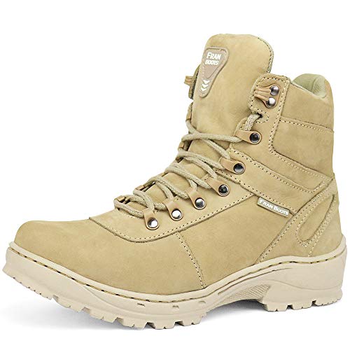 Bota Coturno Adventure Cano Curto Areia (37)