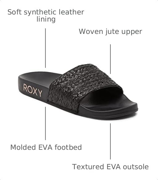 Image of Roxy Women's Slippy Jute Slide Sandal
