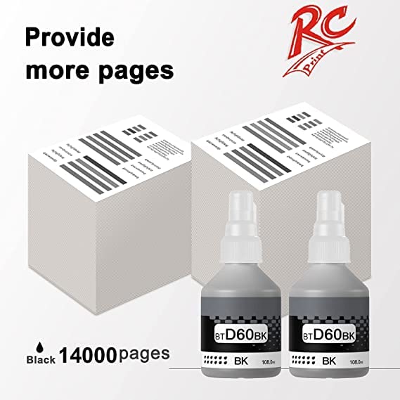 Image of Ink for Brother DCP T220 T420 T520 T820 T920 T310 T510 T710 Printers (2 Black)