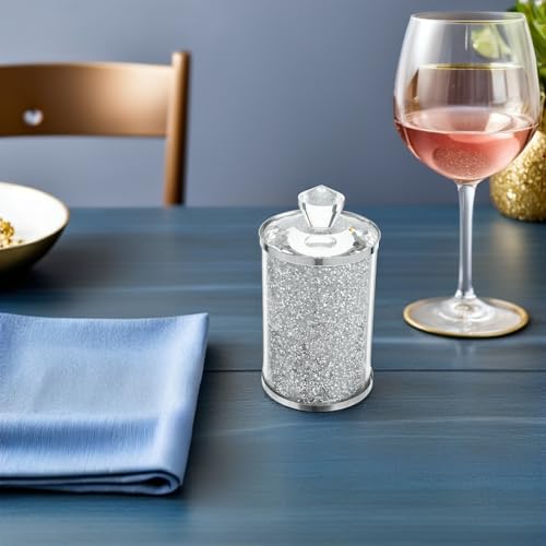 Bote Hermético de Vidrio para Café, Recipiente de Cristal Organizador de Té y Azúcar para Cocina 6
