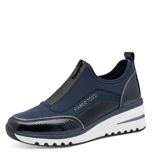 MARCO TOZZI Sneaker 2-24780-45, Zapatillas Mujer, Azul Marino, 38 EU