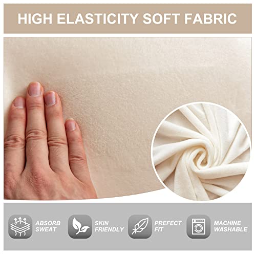 Genina Recliner Covers 4-Pieces Recliner Chair Cover For Reclining Chair Furniture Covers Couch Covers Sofa Slipcovers (Beige) #TOP4