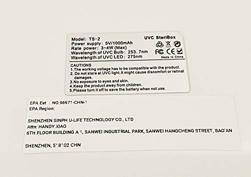 UV Sanitizer Box - UV Sterilizer for Esthetician - UV Phone Sanitizer Box for Mobile Phone, Glasses, Nail Tool, Beauty…