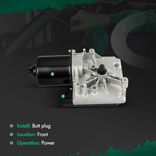 Image of SCITOO Front Windshield Wiper Motor Replacement for 1995-1997 for Chevrolet for Cavalier,1995-1997 for Pontiac for Sunfire Wiper Motor 12363317 5 Pins | Direct fit for 1995-1997 For Chevrolet For Cavalier|Replaces OE 12363317|5 Pins|Fit for Front Wiper Motor Sliver /Black