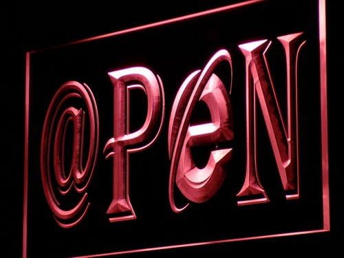 ADVPRO i863-r Internet Open Cafe Shop Bar Neon Light Sign