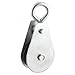 Aexit Silver Tone Material Handling Metal Swivel Hook Single Rope Wheel 0.1 Ton Snatch Blocks Load Pulley