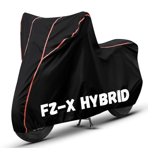Image of Bike Cover for FZ-X Hybrid 100% Waterproof, Dustproof & Scratch Resistant| Fully Bottom Elastic UV Resistant Heavy Duty Body Cover | All Weather Outdoor Use