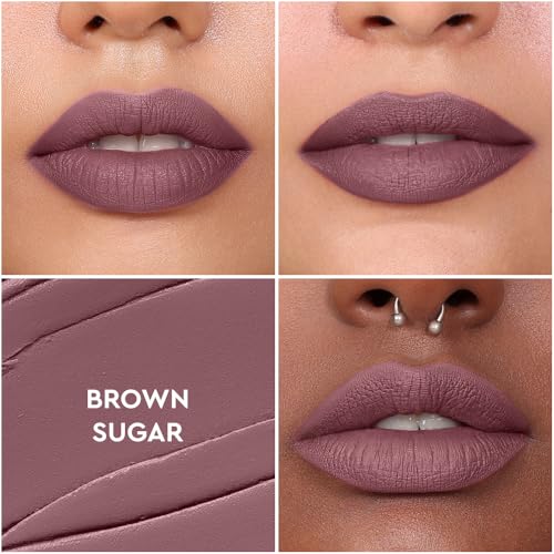 Image of Kiro Non-Stop Airy Matte Liquid Lipstick - Brown Sugar, 5ml (Pack of 2)