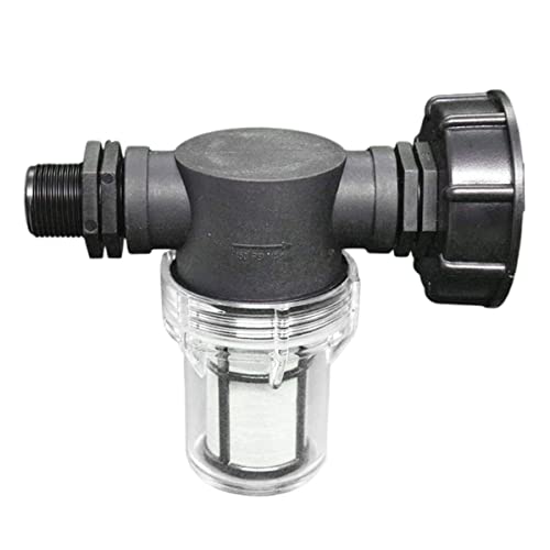 Connecteur de baril de tonne avec filtre Adaptateur de tuyau de réservoir IBC Accessoires Modèles femelles 3/4 pouces Raccord de réservoir IBC Vanne de réservoir IBC Connecteur de baril de tonne avec