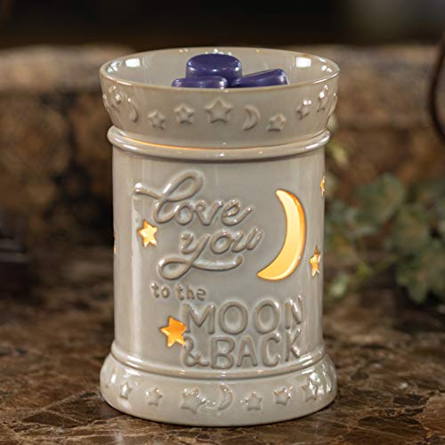 Vp Home Wall Plug-In Wax Warmer For Scented Wax Ceramic Love You To The Moon & Back Electric Home Fragrance Warmer For Essential Oils Candle Wax Melts And Tarts Scent Warmer Night Light #TOP1