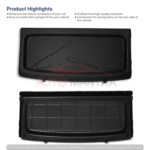 Image of Car Parcel Tray Diggi Luggage Tray in Perfect Fitting Compatible for Baleno 22