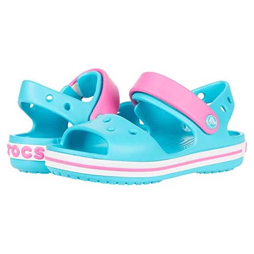 Crocs Unisex barn crocband barnsandal, Digital Aqua - 25/26 EU