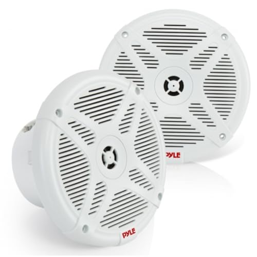 Pyle PLMRBT65W 2-Wege Koaxial Marine Lautsprecher