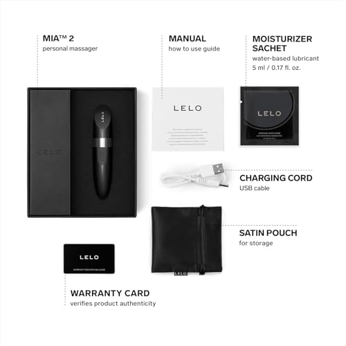 Lelo Mia 2 Mini Vibrator für Frauen Diskreter Massager in Lippenstiftform