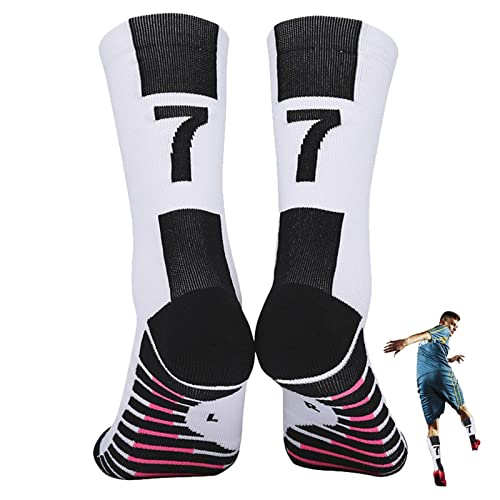 Meias de futebol com números - Meias de futebol profissionais Paris Club Número Estrela Meias de fut