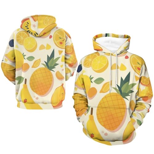 Sweatshirt ananas citron banane idéal pour vos sorties décontractées - 7