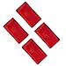 ifloortape DOT-SAE Red 2" x 3.5" High Visibility Reflective Stick On Reflector (4 pack)