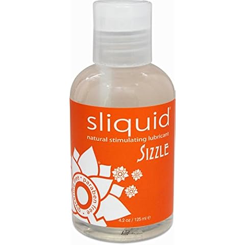 Sliquid Naturals Sizzle Added Sensations Waming Lubricant 4.2 Oz Cover