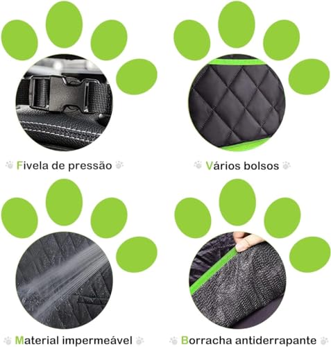 Capa para Pet. Protetora De Banco Traseiro De Carro, Impermeável Proteção para Bancos dos veículos,