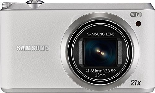 Samsung WB350F Smart Camera - White (16.3MP, Optical Image Stabilisation) 3 inch LCD
