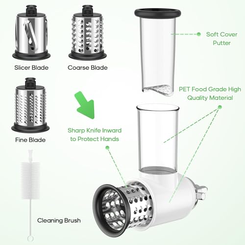 Slicer-Shredder-Attachment-for-KitchenAid-Stand-Mixer-Cheese-Grater-for-KitchenAid-Mixer-Salad-Maker-Accessory-Cheese-Grater-with-3-Blades-KitchenAid-Mixer-Attachments-by-TPGSING Slicer Shredder Attachment for KitchenAid Stand Mixer Cheese Grater for KitchenAid Mixer Salad Maker Accessory Cheese Grater with 3 Blades KitchenAid Mixer Attachments by TPGSING