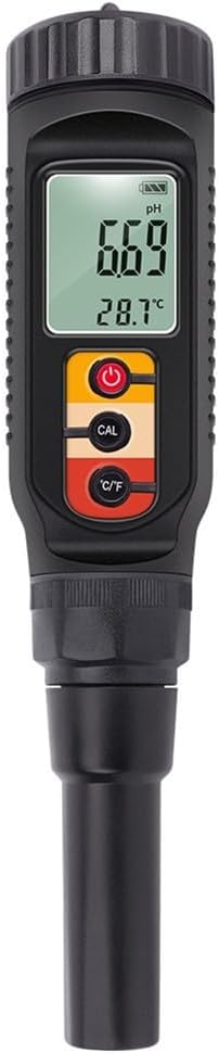 Digital PH Meter With Temperature Display, Waterproof IP67 Pen Design For Soil Testing, Food, Dough, Meat, Bread, Vegetables And Dairy Products
