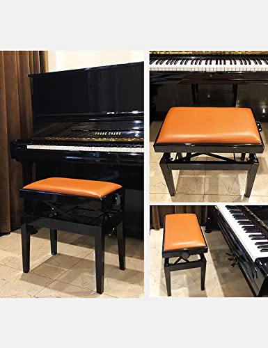 Banquette Piano Banc,Tabouret Piano Tabourets de clavier Solo Banc de clavier durable à hauteur réglable avec structure en bois dur massif, 55 x 33 x 46-56 cm, avec système de levage hydraulique - Les Beatles, Paul McCartney, John Lennon, RIngo Starr, George Harrison Banquette Piano Banc,Tabouret Piano Tabourets de clavier Solo Banc de clavier durable à hauteur réglable avec structure en bois dur massif, 55 x 33 x 46-56 cm, avec système de levage hydraulique – Image 3