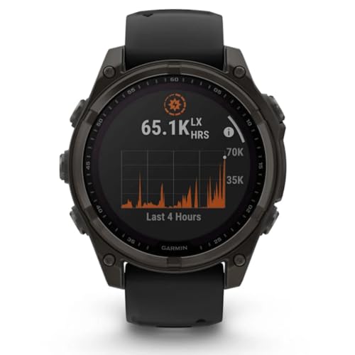Image of Garmin Fenix 8 47mm,AMOLED,Saph,CrbnGryTi /Blk,Blk /PebbleGryBnd