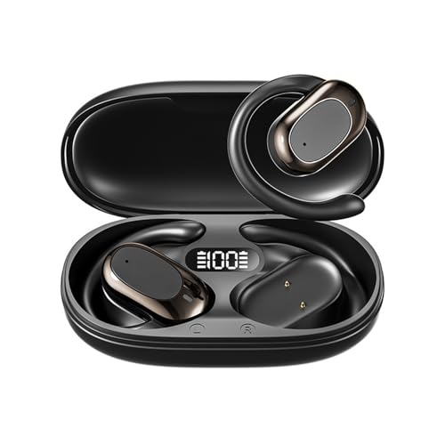 GENTERUN AI Translation Headset 144 Languages ​​​​Real-time simultaneous APP Intelligent Mutual M57 Cross-Border(M57black)