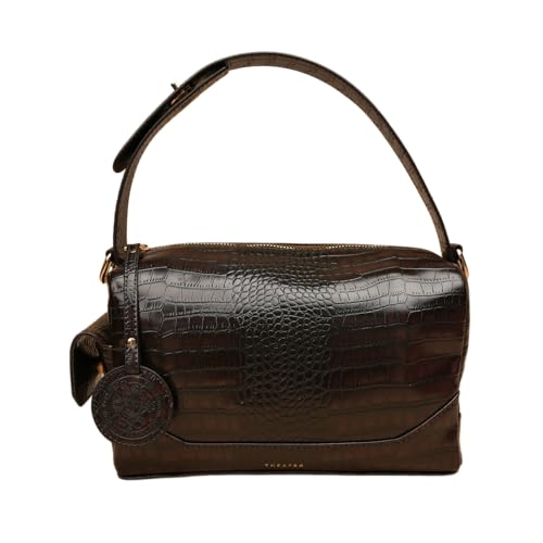 Image of Theater Bonbon Crossbody Duffle Bag for Women Structured Shoulder Handbag with Adjustable and Detachable Strap