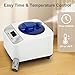 RRGFB Sauna Steamer Machine for Home, 1300W 1.8qt Steam Generator, Portable Steamer Pot with Remote Control, Oil Diffuser, 5-60 min Timer, 9 Levels, Heat up to 140°F