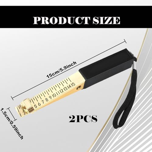 Metal Door Gap Measuring Tool, 2 Pcs Fire Door Gap Gauge Checker Tool, Accuracy 0.5mm Measuring Tool for Door Gaps, Feeler Gauges Door, Gap Measure, Welding Wedge Feeler Gauge, Metal Measuring Gauge 2 Metal Door Gap Measuring Tool, 2 Pcs Fire Door Gap Gauge Checker Tool, Accuracy 0.5mm Measuring Tool for Door Gaps, Feeler Gauges Door, Gap Measure, Welding Wedge Feeler Gauge, Metal Measuring Gauge - Image 2